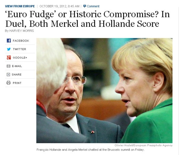 European leaders discuss fudge-making?